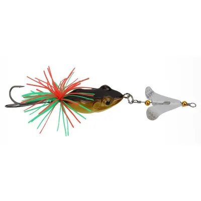 1PCS Fishing Lure With Propeller Large Noise Isca Frogs Lure 135mm 9g Pesca Frogs Sinking Snakehead Bait Fishing