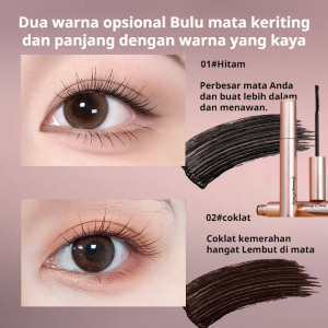 Longlasting curling waterproof mascara