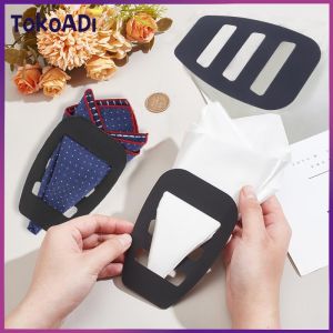 Suit Pocket Handkerchief Fixed Clip Board Handkerchief Support Board Fixing Plate Thin Weight Unnoticeable