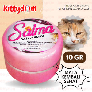 KITTYDOM Obat Sakit Mata Kucing Salma Salep Cream Atasi Mata Merah Infeksi Iritasi Bengkak Berair Belekan Bernanah Obat Mata Anjing Hamster Marmut Sugar Glider