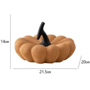 Sacesr Modern Simple Desktop Ornaments Orange Pumpkin Modelling Figurines Entrance Hall Living Room TV Cabinet Creative Home Decor 9N5Q1
