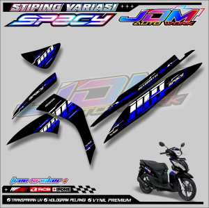 STRIPING VARIASI HONDA SPACY VIETNAM STYLE / STICKER LIST MOTOR HONDA SPACY