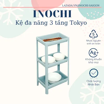 Kệ đựng đồ 3 tầng đa năng Inochi Tokyo (thiết kế hiện đại tháo lắp dễ dàng kết cấu chắc chắn chịu lực tốt)