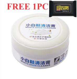 DiyHomeIpoh Multi Functional Cleaning Cream Shoes Cleaner FREE 1pcs Magic Wipes Powerful And Fast Decontamination Cleaning tool Sponge PEMBERSIH
