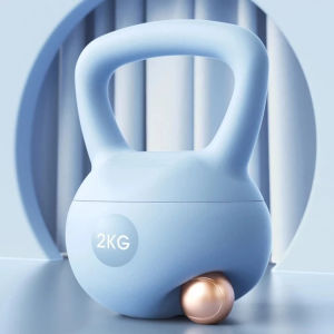 【ถุงมือฟรี】เคตเทิลเบล เคตเทิลเบลล์แบบนุ่ม เคตเทิลเบลล์ Kettlebell 2kg/4kg/6kg/8kg วัสดุพีวีซีนุ่ม ยกน้ำหนักเคตเทิลเบล ลูกตุ้ม