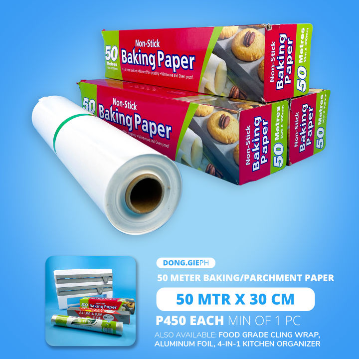 [20M/50M] Kitchen Baking Paper / Parchment Paper (Greaseproof and Non ...