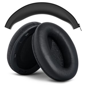 Sheepskin dermis For WH-1000XM3 Ear Pads Sheepskin earmuffs Memory Covers Sponge