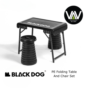 BLACKDOG PE Folding Table And Chair Set