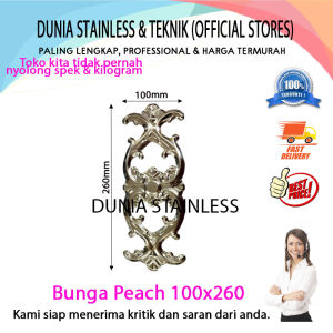 Bunga Peach 100x260 Aksesories