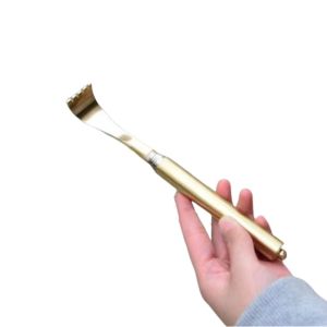 JITEN Portable Scratch Massager Retractable Relax Back Tickle Scraper Extendable Wooden handle Itching Tool Child