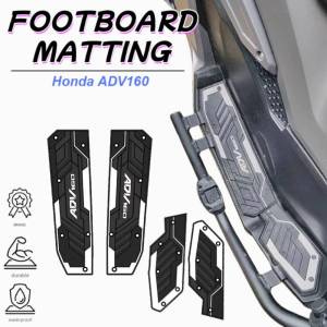 Honda ADV 160 Anti-Slip Floor Step Board Rest Footrest Mat Motorcycle Rubber Carpet Bordes with Bolt