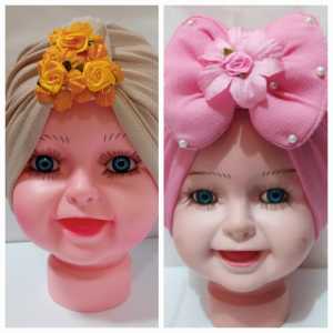Turban bayi paket HUJAN isi 2 pcs warna RANDOM cod lebih nyaman