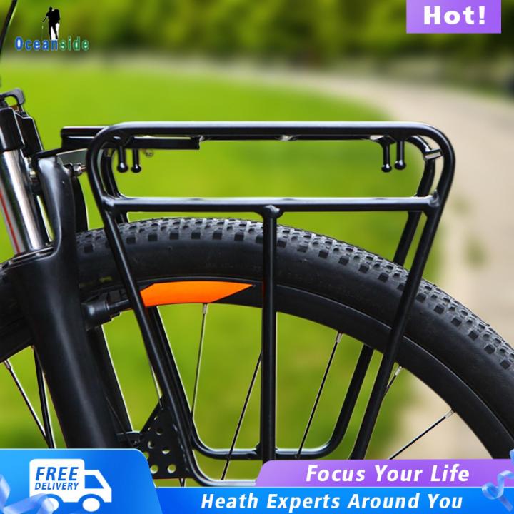 thumbnail image 2 of Bike Front Luggage Rack - Durable Aluminium Alloy MTB Carrier 2 of 14