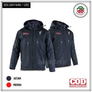 Jaket pria climber windbreakers club bola lfc terbaru tahan angin hoodie lepas pasang mantel sablon dtf high quality