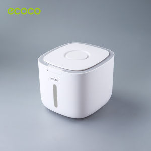 Ecoco Rice Dispenser Storage 5kG Container Hosusehold Air-Tight Moisture-Proof 10KG  Large Capacity  Food Storage & Dispenser For Kitchen