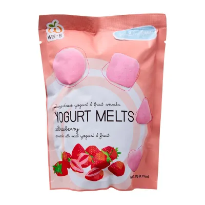 Wel.B Freeze Dried Yogurt Melts - Strawberry 20G Yoghurt Snack