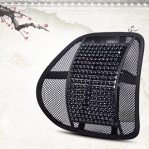 Car seat cushion breathable and cool wooden bead car seat cushion car lumbar support wooden bead rolling massage universal seat cushion for cars SUVs and trucks