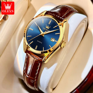 【Hot Sale】OLEVS watch for women waterproof original brand 2023 korean style elegant fashion classic strap calendar luminous display simple student watch