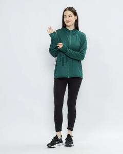 Jaket Anti UV Olahraga Jaket Olahraga Mesh Hoodie Running Lari fitness pria Wanita