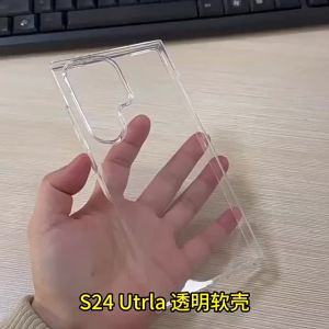 For Samsung Galaxy S24 Plus Ultra Clear case HD slim mobile phone  cover for Samsung s24u s24plus anti-scratch bumper