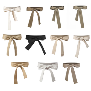 Simple Ribbon Sash Belt for Trenchcoat Selftied Waist Belt Adjustable Strap Winter Accessories Waistband for Outerwear