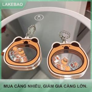 【LAKEBAO】 Capybara dễ thương rocker mặt dây chuyền Keychain Acrylic cao tìm kiếm vài mô hình như một món quà cho những người bạn tốt