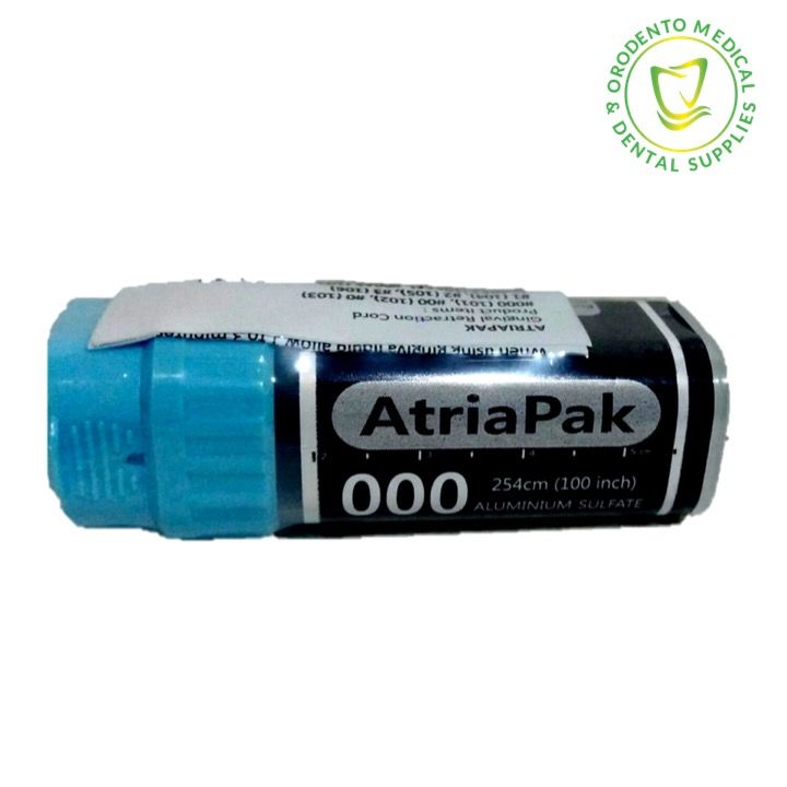 Retraction Cord 000 AtriaPak Knitted Gingival Medicated Retraction