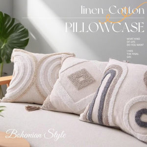 Cotton-Linen Bohemian Style Pillowcase 45*45cm Plush Pillow Covers New Design Pillow Case Home Decor