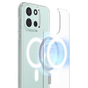 [SG] Magsafe Phone Case for OnePlus 15 15R Nord 6 CE6 Turbo 6 Turbo 6V Ace 6 Ace 6T 5G Casing - Magnetic Crystal Hybrid Clear Transparent Armor with Anti-Fall Air Bag Corners Cover Mag Safe One Plus