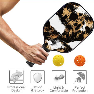 Pickleball Paddles Set USAPA Approved racket with Premium Honeycomb Core and Fiberglass Face Pickleball ID 60630-1906421065
