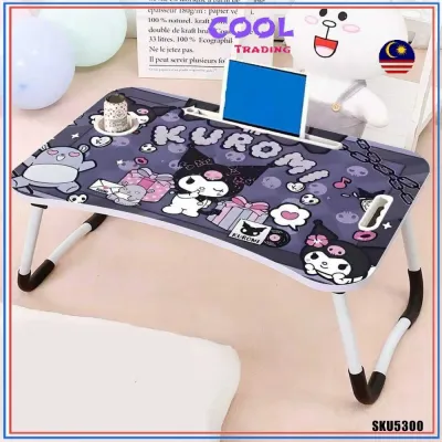 PPP Bed Table Bedroom Folding Computer Desk Simple Home Lazy Desk Student Writing Desk Small Table Board Meja Lipat 1528
