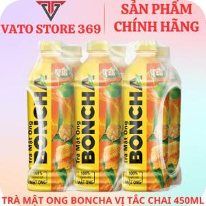 Trà mật ong BONCHA vị tắc chai 450ml