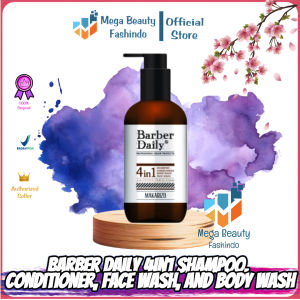 Barber Daily 4in1 | Shampoo | Conditioner | Face Wash | and Body Wash 220ml | Makarizo