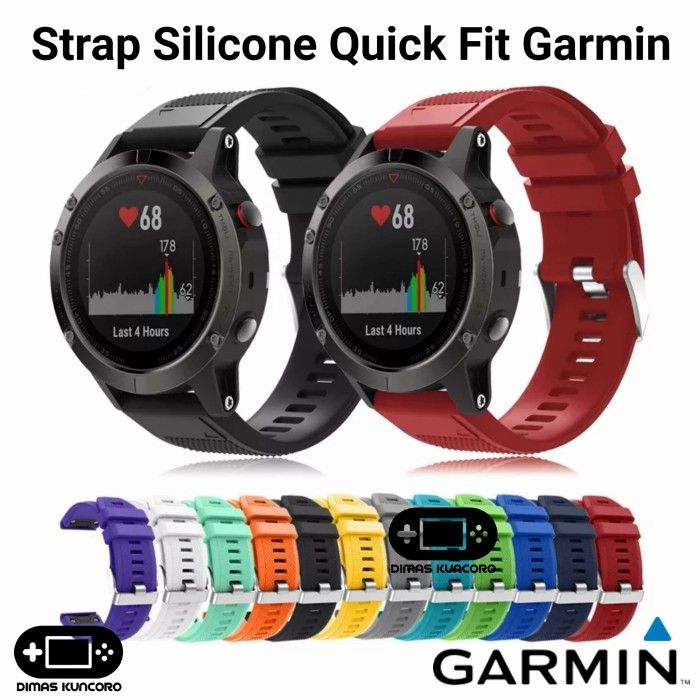 Quick Fit Silicone Watch Band Strap For Garmin Instinct/Instinct 2 2S 2X Solar e