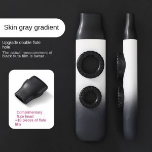 ZG285 Thiết kế hai lỗ Nhạc cụ Kazoo Học dễ dàng Phim đôi Nhạc cụ Kazoo ABS Công cụ trình diễn tài năng Chống mài mòn Kazoos màu Quà Tặng âm nhạc