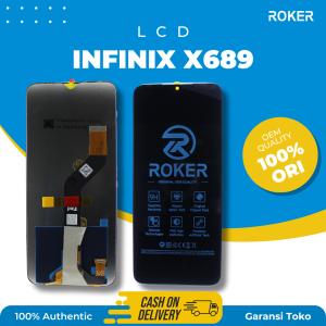 ROKER LCD TOUCHSCREEN INFINIX HOT 10S X689 X689B X689D - HOT 10T TECNO SPARK 7P LCD TS FULLSET ORIGINAL BY ROKER