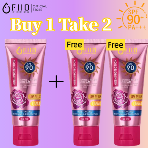 【Buy 1 Take 2】SPF90+ Original Rose Sunscreen Cream Whitening Tinted Sunblock For All Skin 60ml