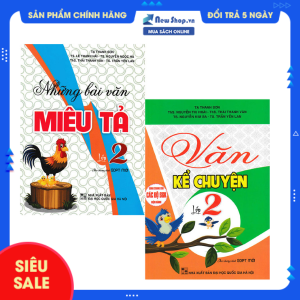Sách Tham Khảo - Combo Những Bài Văn Miêu Tả Lớp 2 + Văn Kể Chuyện Lớp 2 (Theo Chương Trình GDPT Mới) - HA - Newshop