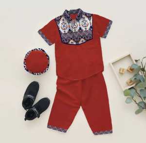 SETELAN BAJU KOKO TERBARU ANAK LAKI LAKI USIA 1-5 TAHUN