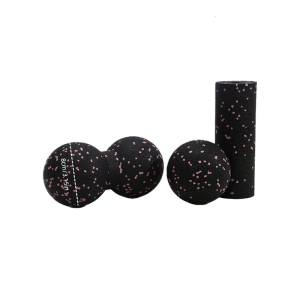 Light Weight Yoga Exercise Ball With Deep Tissue Massage Roller Compacts Design Yoga Sphere Set For Gym Home Or Travel