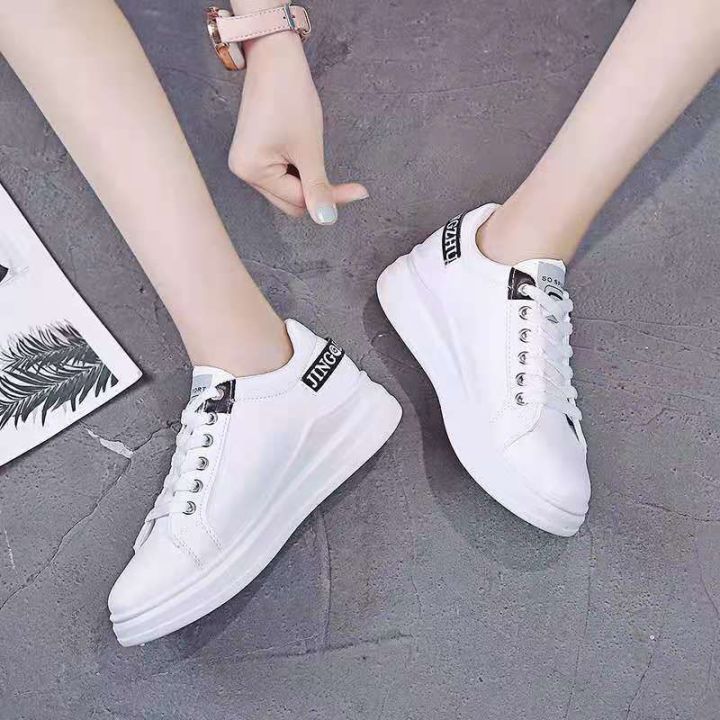 [whiteshoes]5038 Korean Rubber Shoes Teenager Fashion Shoes Style for ...