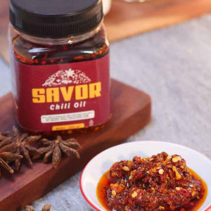 SAVOR CHILI OIL - SAMBAL MINYAK CHILI REMPAH | SAUCE CABAI KERING MINYAK - GARLIC CHILI OIL MAKARASA