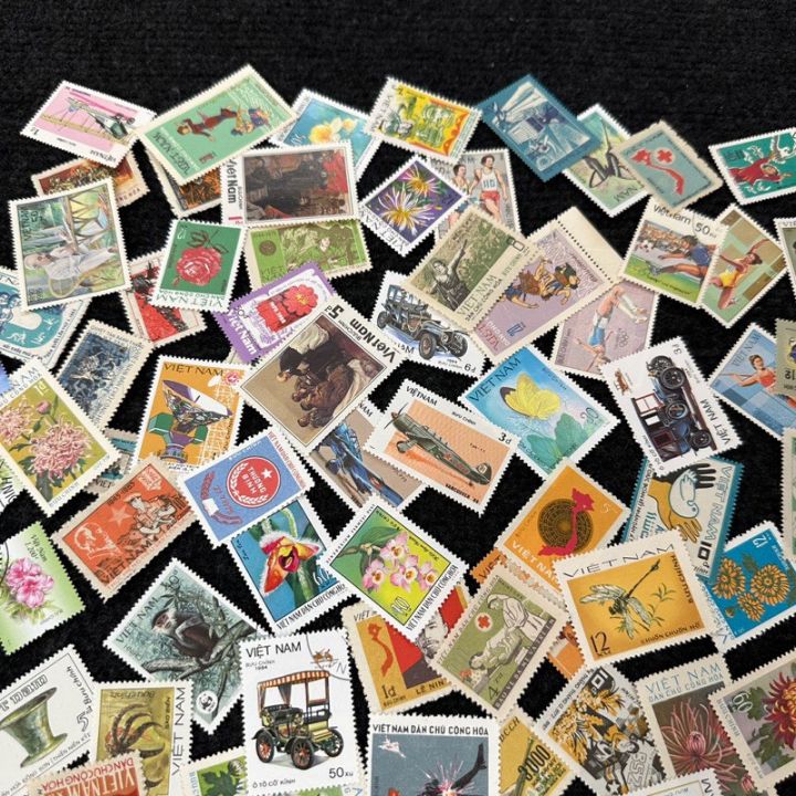 Bộ Sưu Tập 100 Con Tem Việt Nam Xưa Khác Nhau, Tem Sưu Tầm , Stamp Xưa ...