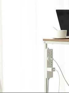 [SG Seller]Punch-Free Plug Fixer Self-Adhesive Socket Cable Wire Organizer Wall-Mounted Socket Socket Storage Rack