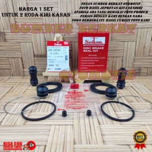 SEAL SIL KIT REM CAKRAM DEPAN TOYOTA KIJANG 5K 7K 1SET UNTUK 2 RODA SEIKEN