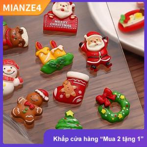 [COD] MIANZE4 8 9 cái Nhựa Giáng Sinh Tủ Lạnh Nam Châm Phim Hoạt Hình Santa Claus Snowman Giáng Sinh Cây Nam Châm Tủ Lạnh Trang Trí Năm Mới Quà Tặng