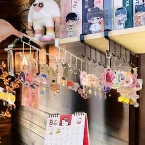 WP💓💛💖 Keychain Hanger Pendants Display Rack Storage Rack Rotatable Rack Hair Ring Rope Desktop Finishing Holder For Earrings Watch