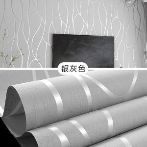 Wallpaper Dinding Motif Garis Estetic Ukuran 45Cm X 8Meter