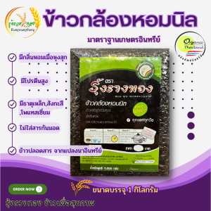 ข้าวหอมนิล ข้าวอินทรีย์ ข้าวกล้องหอมนิล