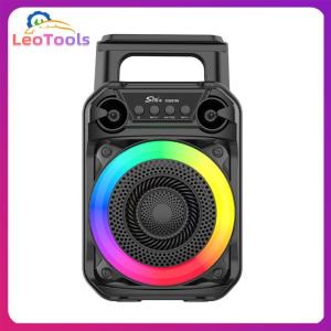 【Quick Delivery】ลำโพงลำโพงพกพาเสียงคาราโอเกะลำโพง RGB ลำโพงกลางแจ้งเหมาะสำหรับงานเต้นรำกลางแจ้งโฮมเธียเตอร์【After Sales Guarantee】